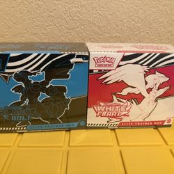 Trade Offer! Black Bolt ETB, White Flare ETB For Destined rivals ETB 