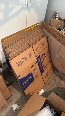 Lot of Used Moving Boxes