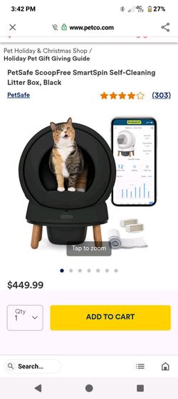 PetSafe ScoopFree SmartSpin Self-Cleaning Litter Box