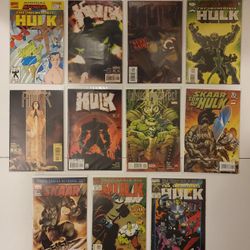 Marvel Comics The Incredible Hulk Mixed Comic Book Lot Of 11 Books NM
