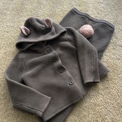 Grey  Bunny Outfit 