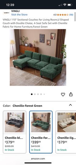 VINGLI 110" Sectional Couch