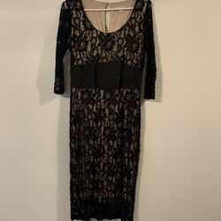 Eva Mendes NY&Co Black Lace Dress