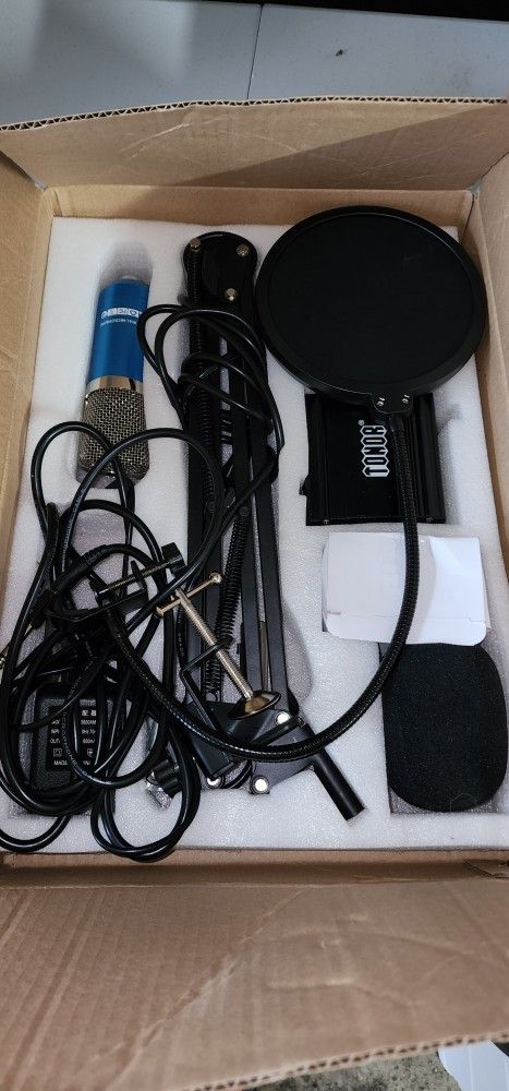 Podcast Professional Microphone Setup