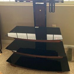 Glass Tv Stand With Mount