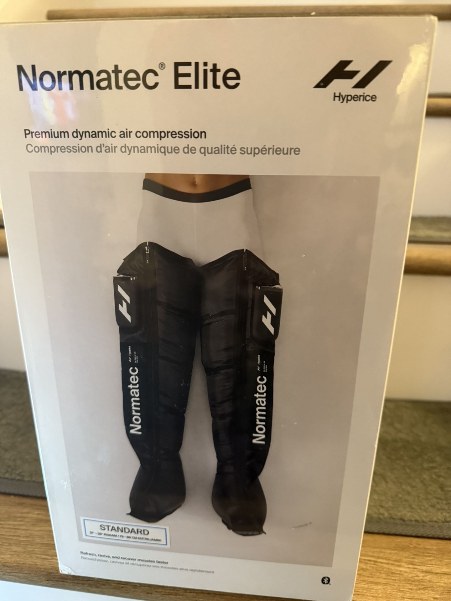 Hyperice Normatec Elite - Standard Size - Cordless Recovery System with Patented Dynamic Compression Massage Technology - FSA or HSA Eligible