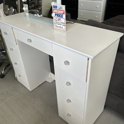 Desk Vanity Available In Different Colors 