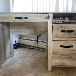 Matching Desk And Nightstand 