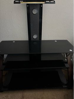 Glass TV Stand with Mount