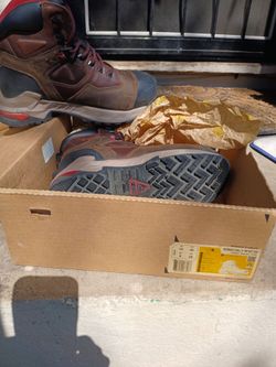 Ace steel toe work boots