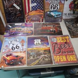 New 8×12 Metal Signs