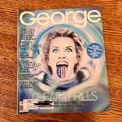 George Magazine July 1997. Jenny McCarthy Cover
