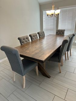 Custom dining room table