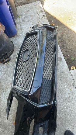 14 to 17 infinity Q50 front bumper whit grill upper and lower grill