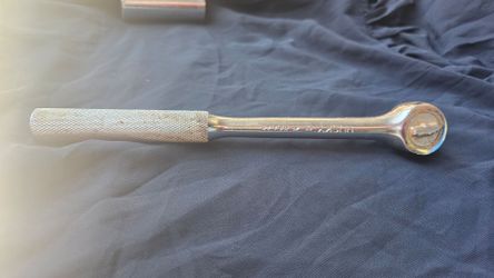 Husky Tools CS43 1/2" Drive Ratchet Socket Wrench Vintage USA Made 10 Inch Long