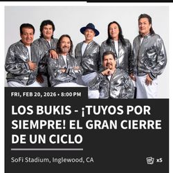 Los Bukis Tickets Para Sábado 21 De Febrero