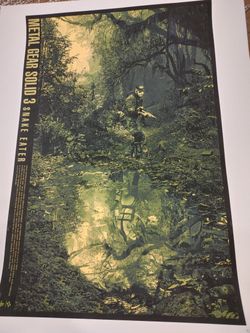 Metal Gear Solid 3 Snake Eater Poster Print 