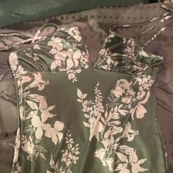 Xl Women Sundress With Tie Up Straps