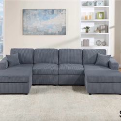 Corduroy Sectional Sofa