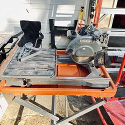 Wet Tile Saw with Stand