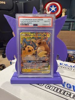 Pokemon: Unified Minds: Raichu & Alolan Raichu GX: PSA 10