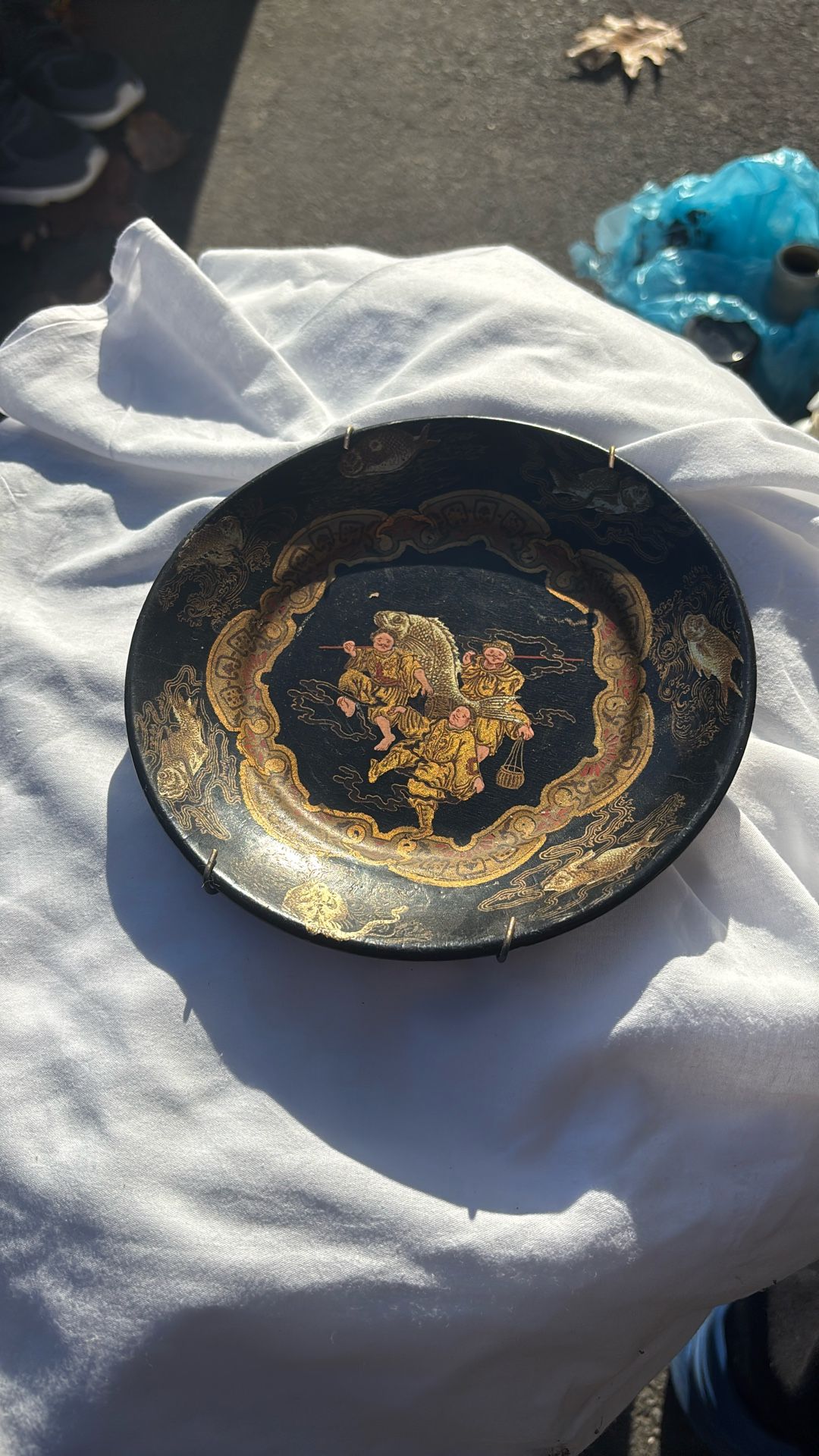 Japanese Mache-papier dish