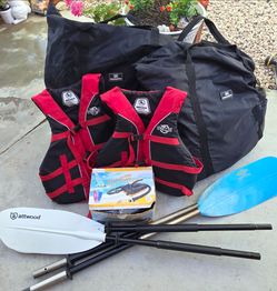 2 Inflatable KAYAK AQUAGLIDE Noyo 90