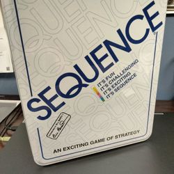 Sequence Board Game of Strategy Like New Condition