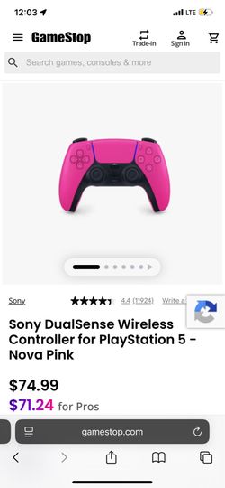 Pink PS5 Controller