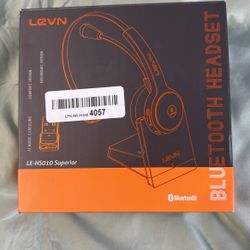 LEVN Bluetooth 5.2 Wireless Headset w. Mic AI Noise Cancelling 35 HRS USB Dongle