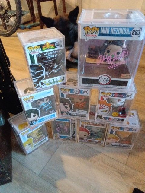 Funko pops, They Are All Signed And Have Certificate Of Authenticity