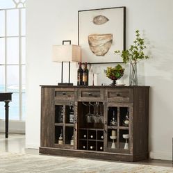 Wine Liquor Bar Cabinet 