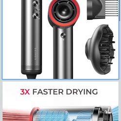 Hair Dyer With Attachment