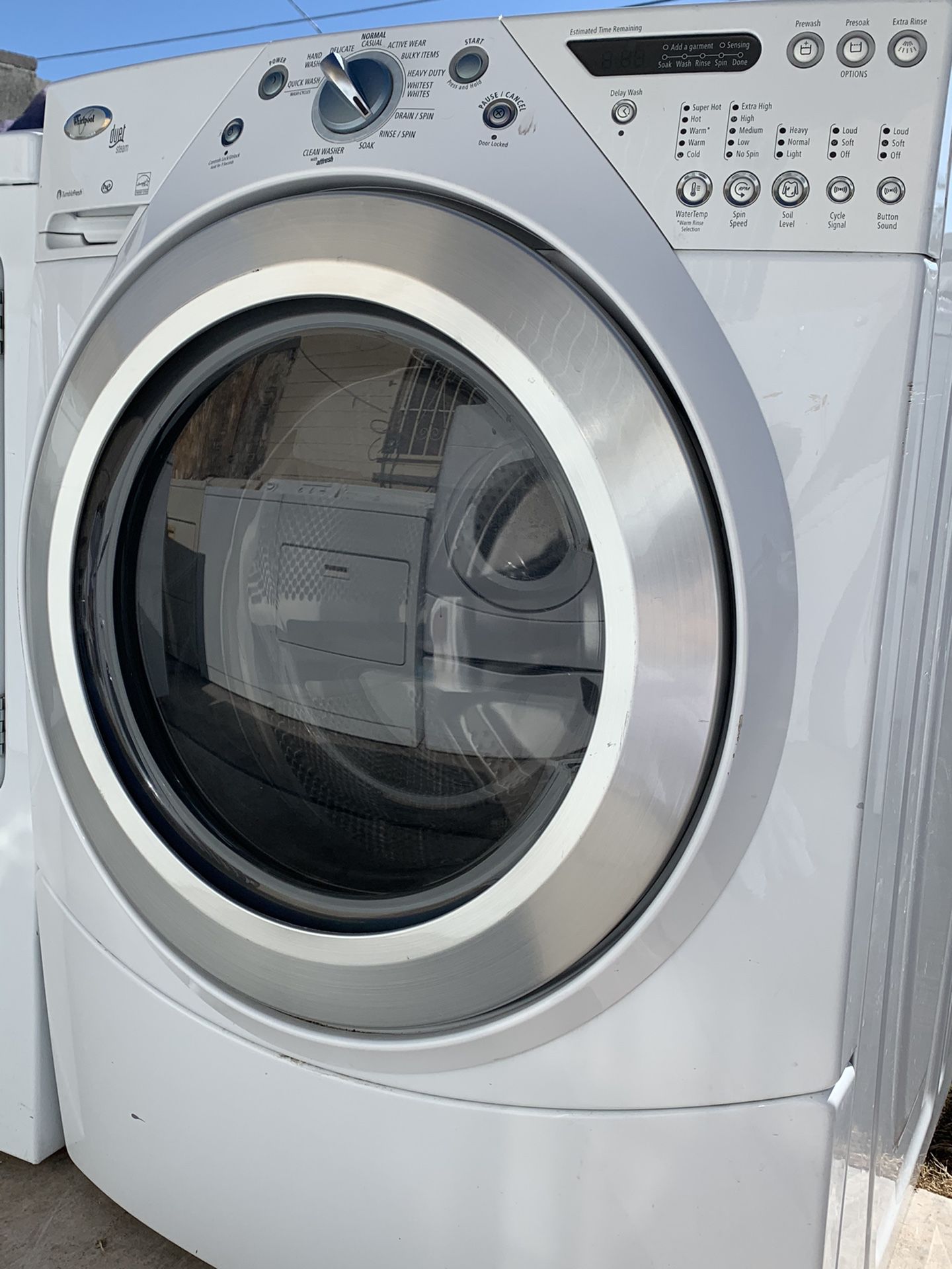 Whirlpool steam washer @delivery available