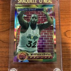 1993-94 Topps Finest “SHAQUILLE O’NEAL-#99 REFRACTOR!!!😎 