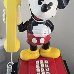 Mickey Mouse Vintage  1980s Telephone