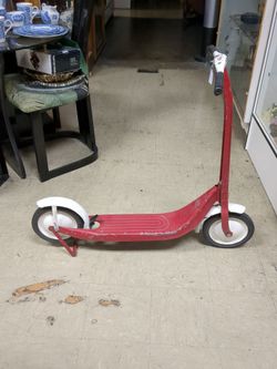 Vintage Red Scooter