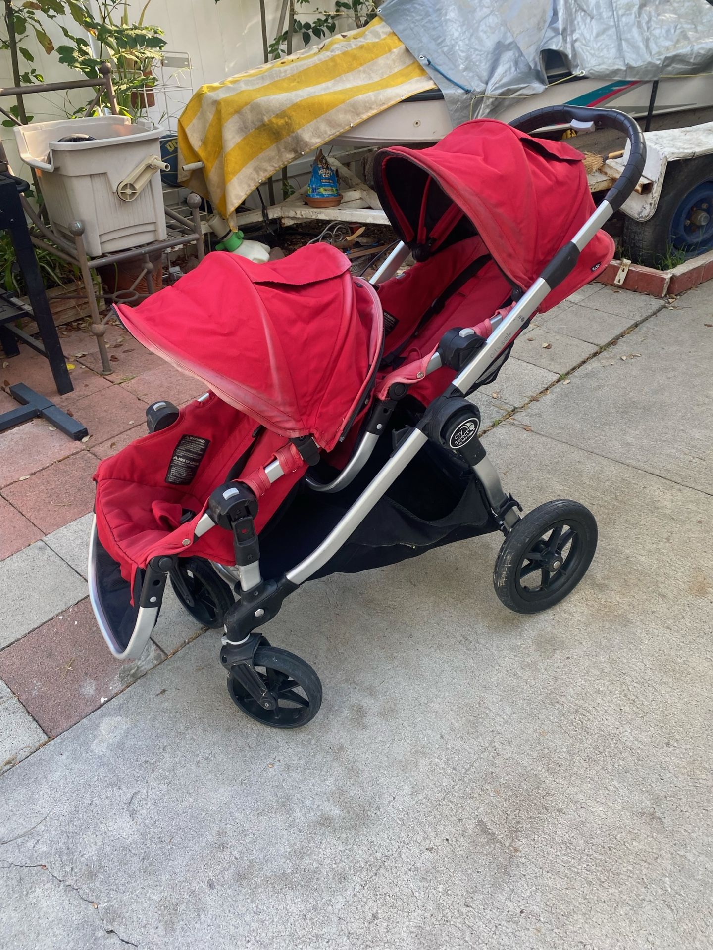 Double Stroller City Select Great Condition