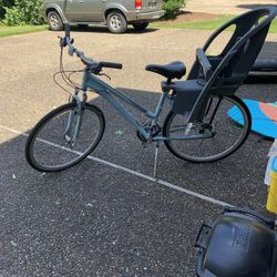 Schwinn Bike Tiffany Blue With Baby Seat 