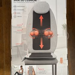 Sharper Image Shiatsu Cushion Seat Massager