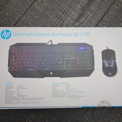 HP GK1100 Waterproof Backlit Gaming Keyboard and Mouse