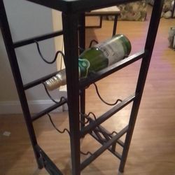 Wine Rack With Granite Top