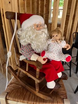 Rocking vintage Santa Claus