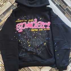 Black Sp5der V2 Hoodie 