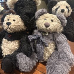 Four Vintage Collectible Bears