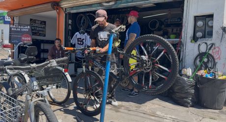 Aluminum Alpha trek  26” Tires 