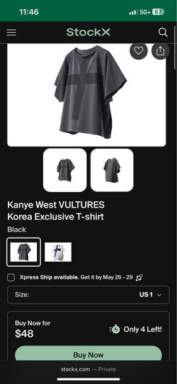 Kanye west vultures tee