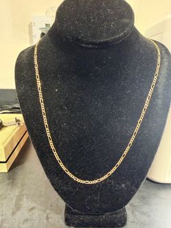 10K Two-Tone Figaro Chain 7.9 Grams | Ask for David