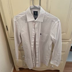 Men’s Medium Slim Fit Polo Dress Shirt