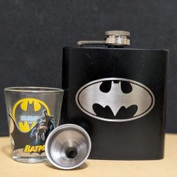 Flask And Shot Glass Combo